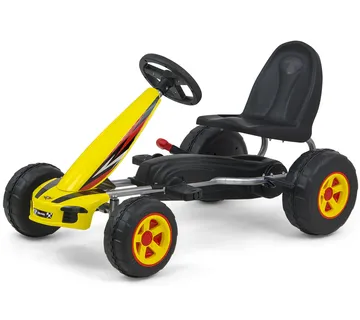 Milly Mally dječji karting na pedale Viper žuti - Pribislavec