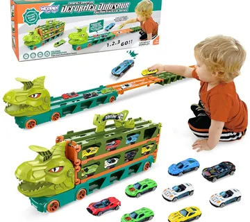 Woopie kamion dinosaur s trkaćom stazom 2,1 m za autiće - Pribislavec