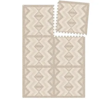 Eeveve pjenasta puzzle podloga za igru Kilim - pijesak 180 x 120 cm - Pribislavec