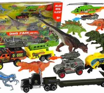 Set Vozila s 8 dinosaura - Pribislavec
