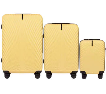 Wings set od tri kofera od ABS materijala veličine L M XS sladoled - Pribislavec