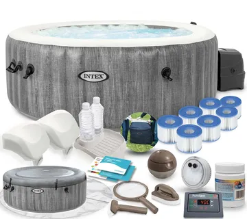 Intex spa na napuhavanje sa hidromasažom, set za 4 osobe 28440 - Pribislavec