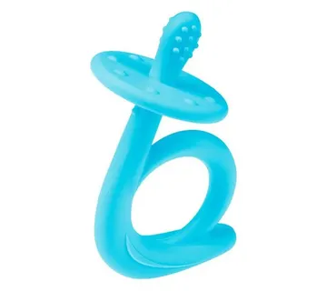 Mekana silikonska grickalica za bebe plava A0114 - Pribislavec