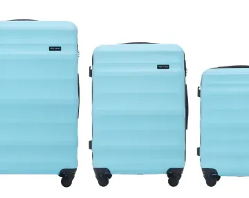SVIJETLO PLAVA KOMPLET kofera ABS Wings - Pribislavec
