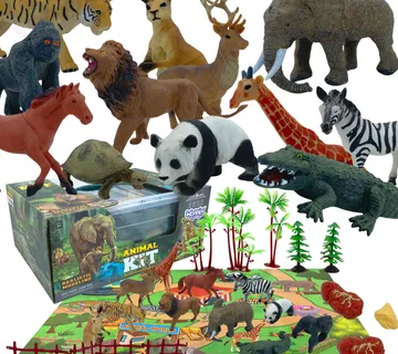 Woopie set figurica Safari + podloga 24 kom - Pribislavec