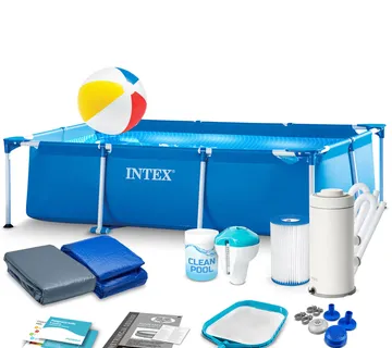 Intex okvirni vrtni bazen 260 × 160 × 65 cm - Pribislavec