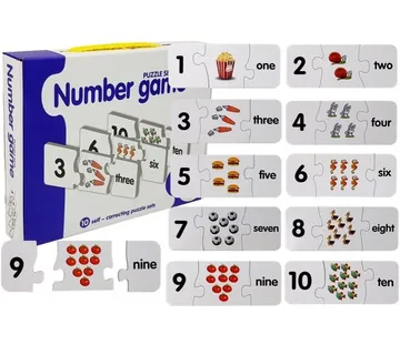 Edukativne puzzle - brojevi do 10 na engleskom - Pribislavec
