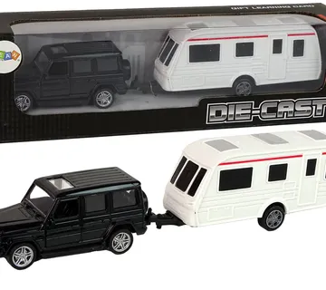 Set Jeep s kamperom crno-bijeli - Pribislavec