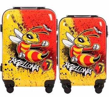 Wings x Jagiellonia set od dva policarbonatna kabinska kofera S i XS - Pribislavec
