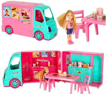 Food truck auto za lutke set 21 el. - Pribislavec
