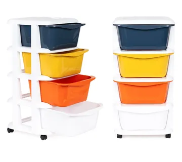 ModernHome ormarić na kotačima 4 ladice 74 x 35,5cm - Pribislavec