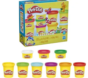 Playv-Doh set mase za modeliranje, 9 boja - Pribislavec