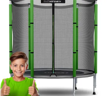 Neo-Sport dječji vrtni trampolin 140 cm (4,5 ft) - Pribislavec