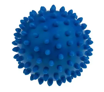 Tullo šiljasta masažna loptica 9cm plava - Pribislavec