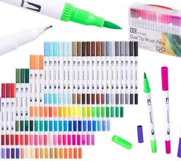 Veliki set dvostranih markera 100 komada - Pribislavec