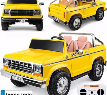 Automobil na baterije s dva sjedala, klasični Ford Bronco kamionet PA0338 - Pribislavec