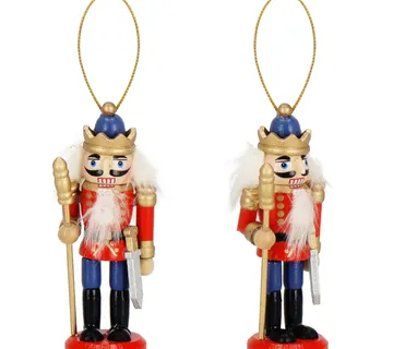 Božićni ukrasi Orašar – set od 3 komada (8 cm) - Pribislavec