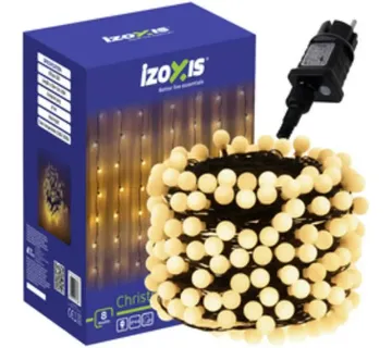 Izoxis 300 LED božićna girlanda – 30 m toplo bijela - Pribislavec