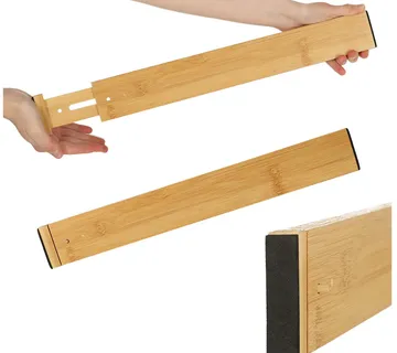 Organizator ladica podesivi separator od bambusa 56x6x1.5cm 1 kom - Pribislavec