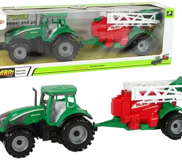 Zeleni traktor sa crvenom prskalicom - Pribislavec