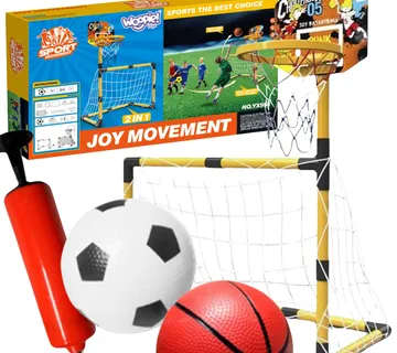 Woopie set 2 u 1 " košarka, gol + lopta i pumpa - Pribislavec