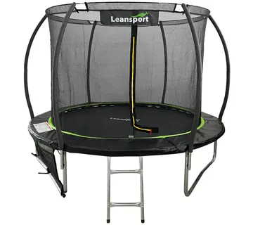 LEAN Sport Max trampolin crno-zeleni 305cm - Pribislavec
