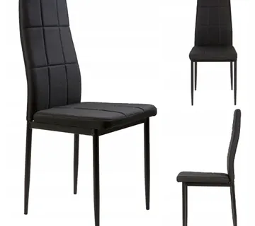 ModernHome set stolica za blagovaonicu DC860-4 crni - Pribislavec