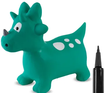 Dinosaur za skakanje 60cm zeleni - Pribislavec
