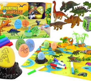 DIY kreativni set jaja dinosaura za bojanje figurice - Pribislavec