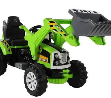 Traktor na akumulator s žlicom zeleni - Pribislavec