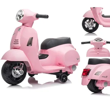 Skuter Vespa na akumulator - puder rozi - Pribislavec