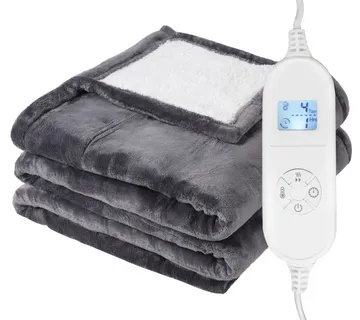 Dvostrana električna deka 120 × 160 cm – grijaća podloga s regulacijom temperature i daljinskim upravljačem - Pribislavec