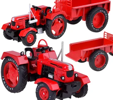 Metalni crveni traktor u omjeru 1:18 - Pribislavec