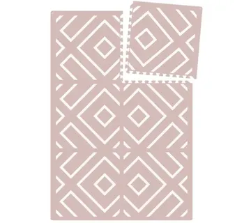 Eeveve pjenasta puzzle podloga za igru moderni blokovi - pink 180 x 120 cm - Pribislavec