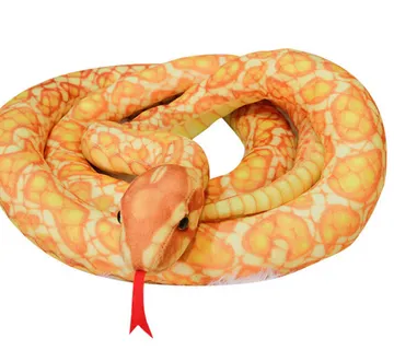 Plišana maskota zlatne zmije 110 cm - Pribislavec