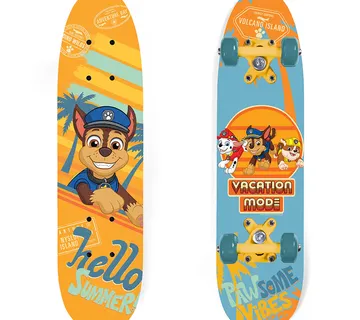Dječji drveni skateboard Paw patrol žuti - Pribislavec