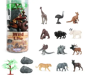 WOOPIE Set figurica divljih životinja 15 kom - Pribislavec