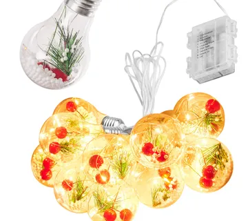 50 LED svjetla u žaruljama 3m toplo bijele - Pribislavec