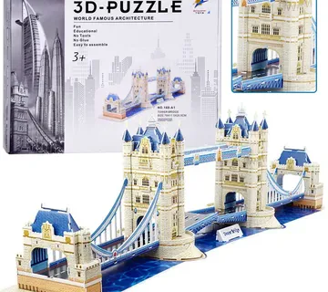 3D puzzle Tower Bridge u Londonu 120 kom. - Pribislavec