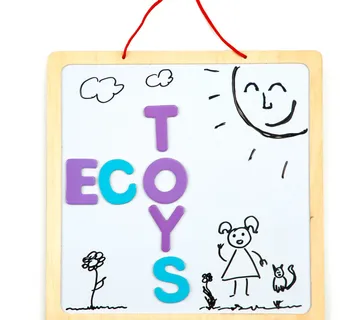 EcoToys 3u1 edukativna ploča s magnetnim slovima - Pribislavec
