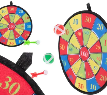 Pikado na čičak s lopticama i strelicama 28cm - Pribislavec