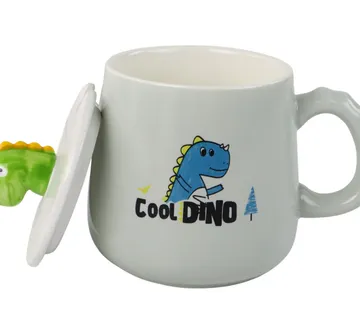 Šalica za čaj bijela 350ml Cool Dino - Pribislavec
