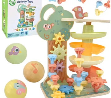 Woopie Green drvo aktivnosti s kulodromom Montessori 4u1 - Pribislavec