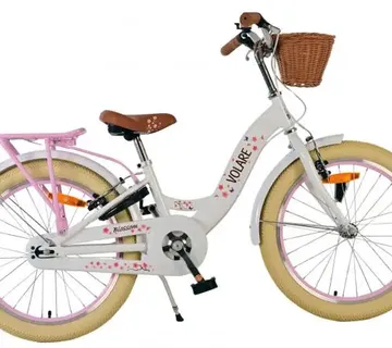 Dječji bicikl Volare blossom - za djevojčice - 20 cola - bijeli - dvije ručne kočnice - Pribislavec