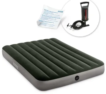 Intex madrac na napuhavanje 191x137x25 cm s klipnom pumpom - Pribislavec