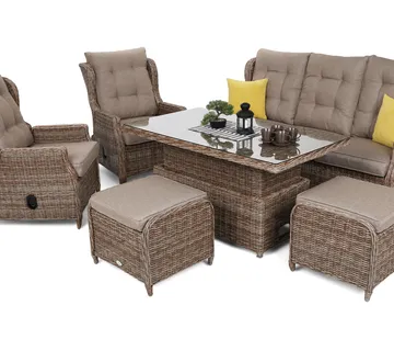 Set namještaja Memfis Ginger / Brown Melange - Pribislavec