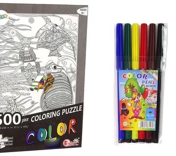 Puzzle za bojanje 500kom. ocean - Pribislavec