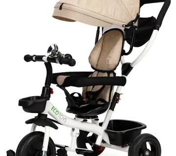 Ecotoys dječji tricikl bež - Pribislavec