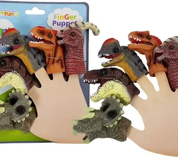 Lutke za prste dinosauri 5 kom. - Pribislavec