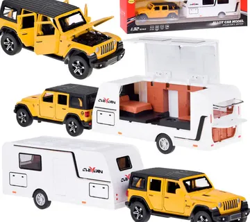 Terenski auto + prikolica za kampiranje - Pribislavec